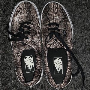 Snakeskin Vans